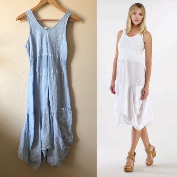 luna luz linen dress